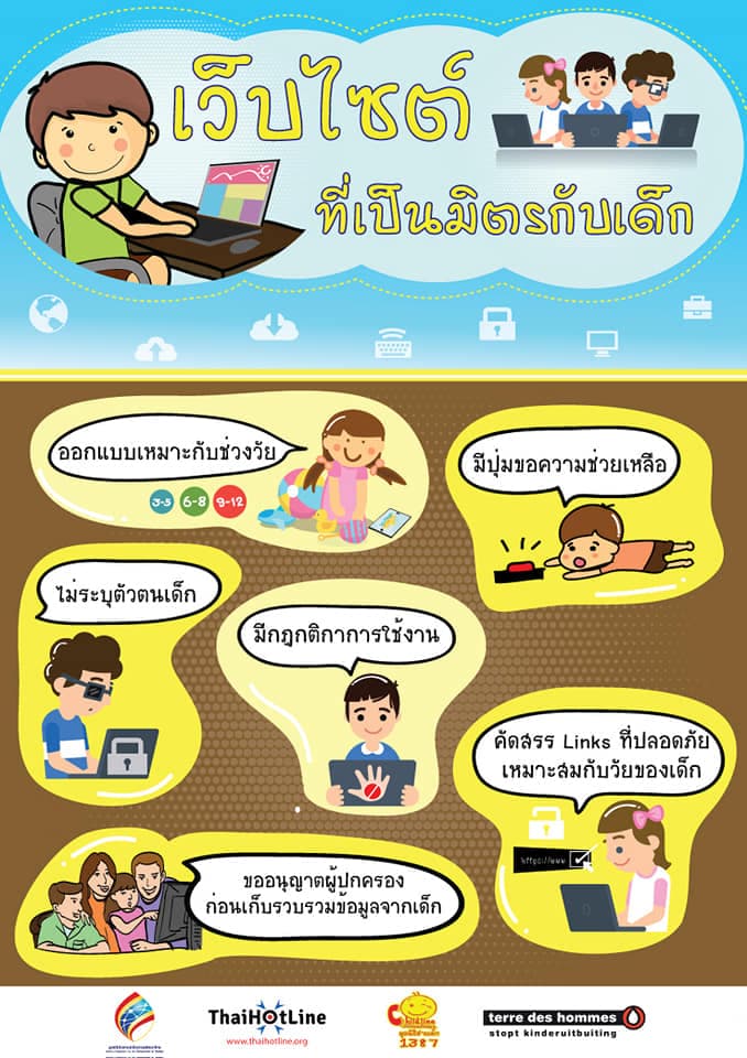 Cover Image for เว็บไซต์ที่เป็นมิตรต่อเด็ก
