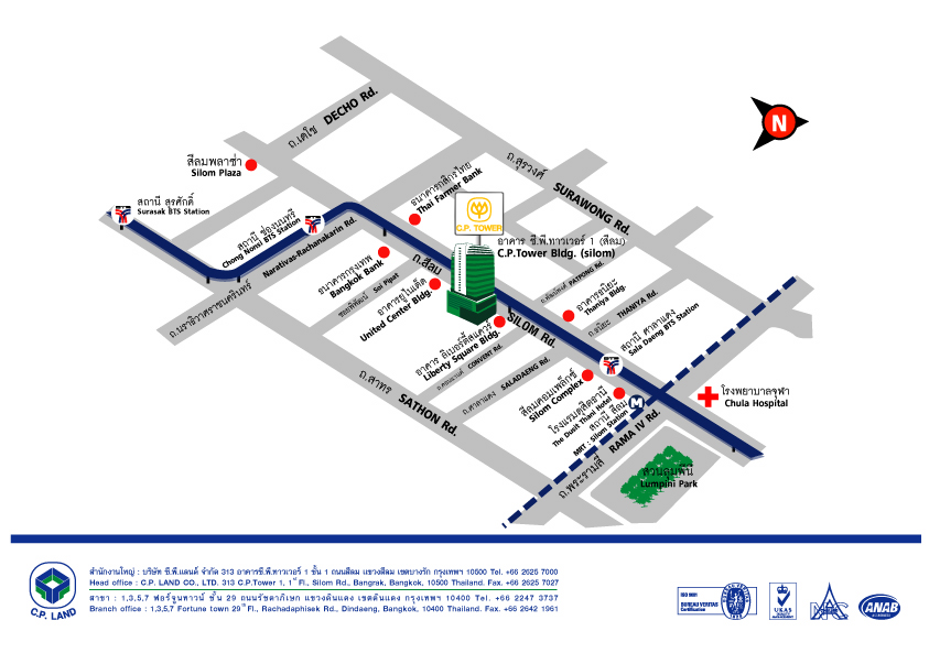 stationary--map-silom